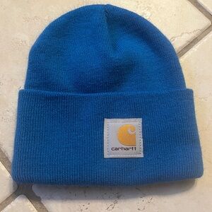 Blue Carhartt Beanie one size acrylic